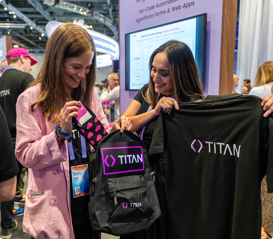 Titan Branded Merch Campaign Tradeshow